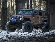 Jeep Wrangler Hunting Unlimited por Vilner, apariencia oxidada y ruda