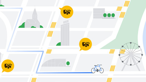 Google Maps evitará que los automóviles frenen de manera brusca
