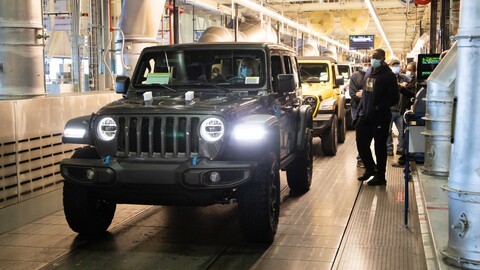 Jeep inicia la producción Wrangler 4xe 2021, la versión híbrida enchufable, en Estados Unidos