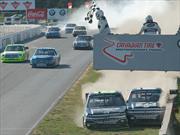 Carrera épica en NASCAR Truck Series, polémica y pelea incluidos 