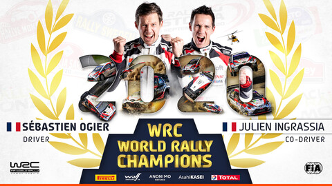 WRC 2020: Sebastien Ogier celebra su séptimo título en Monza