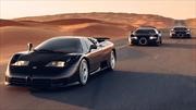 Bugatti EB110, Veyron y Chiron, la santa trinidad al fin se junta