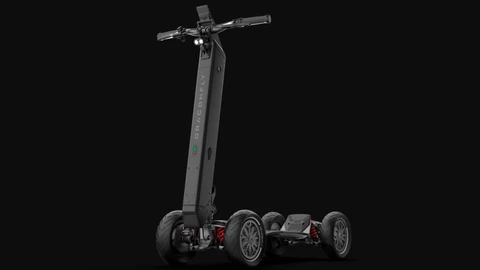 Conoce D-Fly Dragonfly, un scooter de cuatro ruedas con 80 km de autonomía