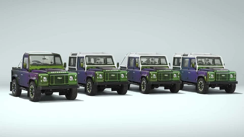 Land Rover revive al Defender clásico con un exclusivo V8 y pintura iridiscente