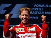 F1: triunfo de Vettel y Ferrari en Hungría