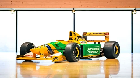 El Benetton B192 de Schumacher, el auto que inició una era, sale a subasta