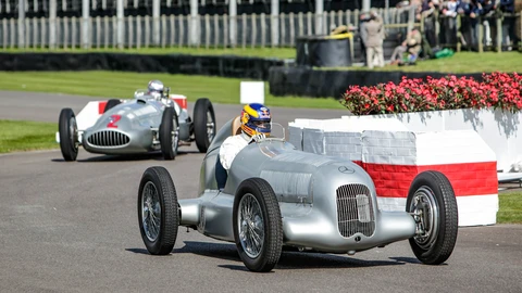 El Mercedes-Benz W 196 R de Fangio está en Goodwood