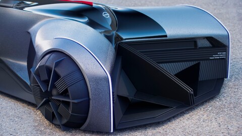 Así sería el Nissan GT-R en el año 2050, según un estudiante de diseño