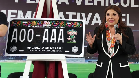 CDMX presentó placas conmemorativas por el Mundial ¿Cómo y dónde las obtengo?