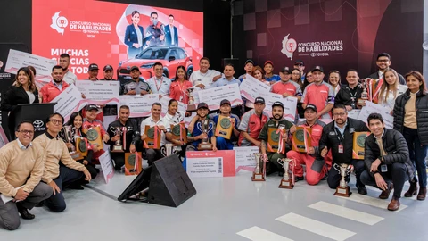Ganadores del Concurso Nacional de Habilidades 2026 de Toyota en Colombia
