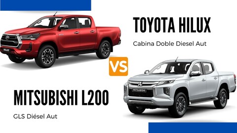 Toyota Hilux vs Mitsubishi L200, pickups automáticas a diésel y 4x4 ¿cuál japonesa es mejor?