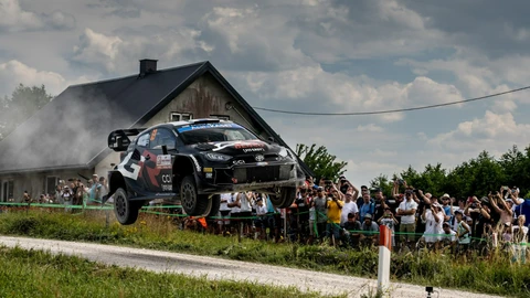 WRC 2024: el campeón Rovanpera sólo iba pasando por Polonia
