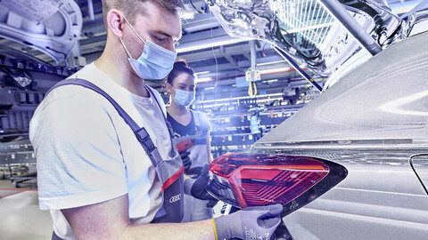 Audi ya produce el Q4 e-tron en Alemania