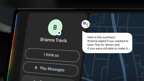 Android Auto utilizará inteligencia artificial para resumir tus mensajes de WhatsApp