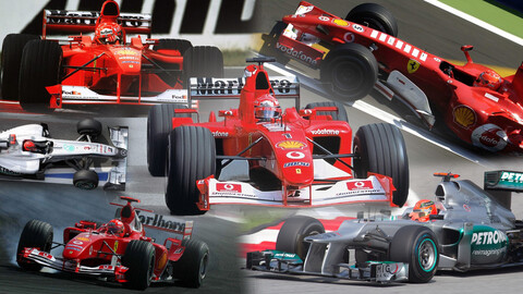 La historia de Schumacher en la F1 a través de sus autos (Parte II)