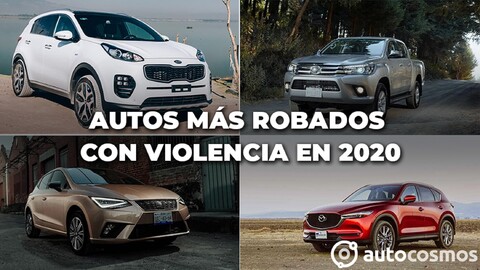 Los vehículos más robados con violencia en México durante 2020