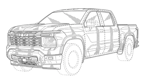 Así luciría la nueva generación de la Chevrolet Silverado