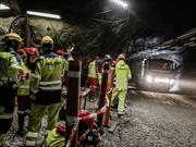Volvo prueba camiones autónomos en una mina subterránea