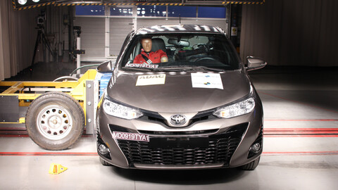 El Toyota Yaris brasileño también fracasa en nuevas pruebas de impacto de Latin NCAP