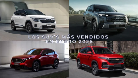 Los 10 SUVs más vendidos en enero 2026
