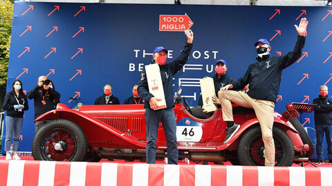 Alfa Romeo sigue de festejo: ganó la Mille Miglia