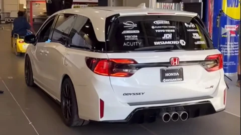 Honda Odyssey Type R una minivan con 550 HP que roba miradas en el SEMA Show 2025