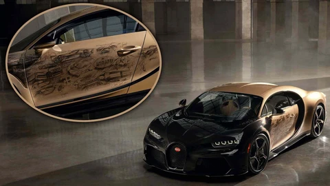 Bugatti convirtió al Chiron Super Sport en un lienzo, y así quedó