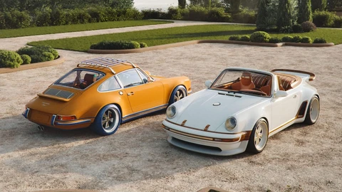 Louis Vuitton y Singer reinventan dos Porsche 911 para celebrar "el arte de viajar"