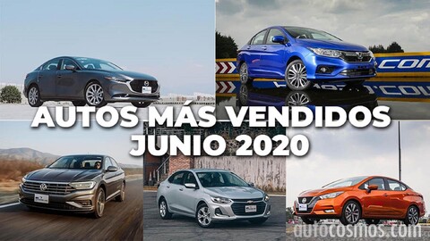 Los 10 autos más vendidos en junio 2020