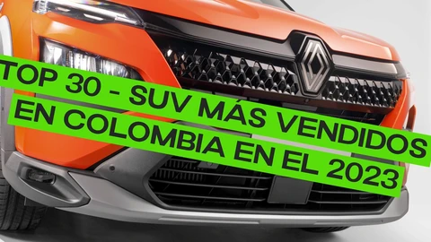 Top 30 - SUV más vendidos en Colombia en el 2023