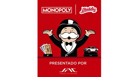 JAC México lanza edición especial Monopoly x Diablos Rojos