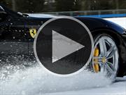 Disfrutando el Ferrari FF al máximo en la nieve