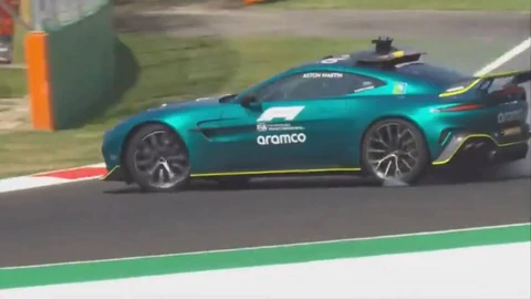 Fórmula 1 2024: El Safety Car se estrelló en Monza