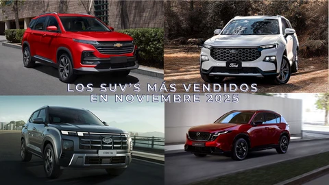 Los 10 SUVs más vendidos en noviembre 2025