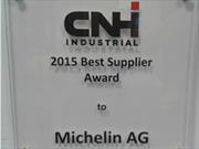 Michelin obtiene Premio al “Mejor Proveedor” por CNH Industrial