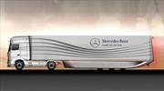 Mercedes-Benz presenta un camión con tráiler súper aerodinámico