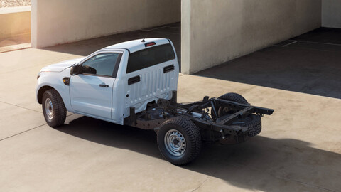 La Ford Ranger también contará con una versión chasis-cabina, para el mercado europeo