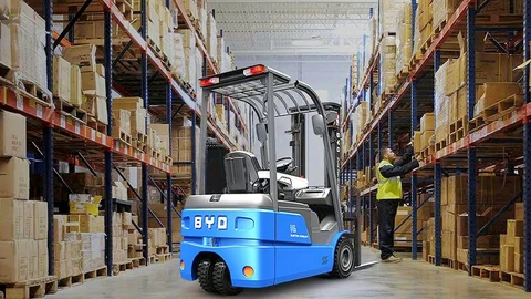 Montacargas electricos BYD, a la conquista del mercado colombiano
