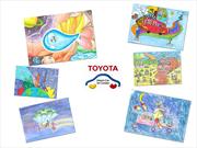 Toyota muestra en Pinamar los pequeños ganadores de su concurso de dibujo
