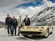 Lamborghini celebra el 50 aniversario del Miura al estilo The Italian Job
