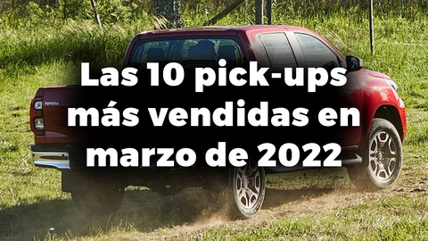 Las 10 pick-ups más vendidas en Argentina en marzo de 2022