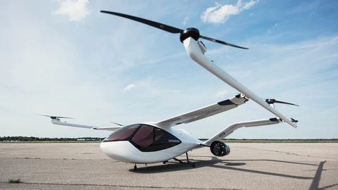 Volocopter es un avión eléctrico de despegue y aterrizaje vertical