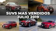Los 10 SUVs más vendidos en julio de 2019