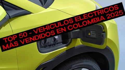Top 50 – vehículos eléctricos más vendidos en Colombia en 2025