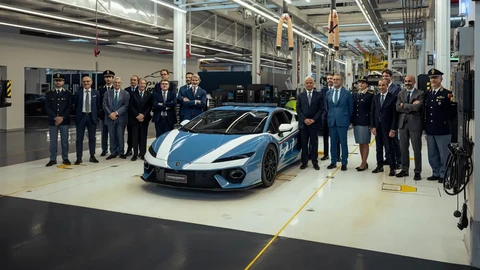 La Polizia italiana recibe un Lamborghini Temerario para salvar vidas
