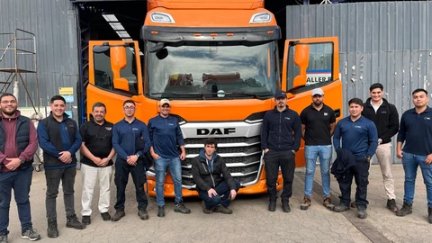 SKC realizó capacitación técnica y operacional de sus nuevos camiones DAF NGD