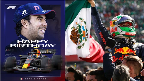 ¡Feliz cumpleaños Checo Pérez! 34 años de velocidad y logros en el mundo motor