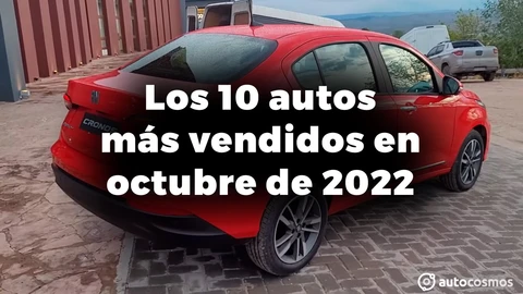 Los 10 autos más vendidos en Argentina en octubre de 2022