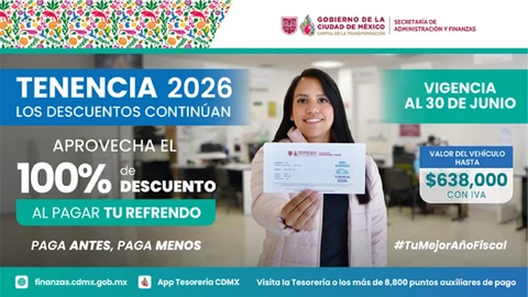 ¿Cuándo vence la prórroga de pago de la tenencia 2026 en CDMX?