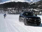 Un Maserati Levante ayuda a imponer récord de snowboarding
